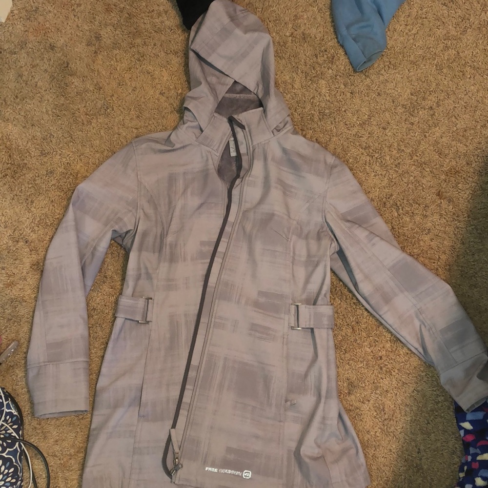 free country jacket! with detachable hood